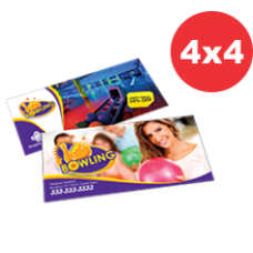 50 Folhetos - 10x21cm - 4x4 cores - Couché 120g - Cantos retos 50 Folhetos - 10x21cm - 4x4 cores - Couché 120g - Cantos retos