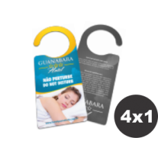 50 Cabides de aviso - 8,5x19,88cm - 4x1 cores - PVC cristal 0,5mm - Corte especial padrão e laminação cristal total frente e verso 50 Cabides de aviso - 8,5x19,88cm - 4x1 cores - PVC cristal 0,5mm - Corte especial padrão e laminação cristal total frente e verso