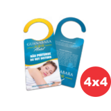 50 Cabides de aviso - 8,5x19,88cm - 4x4 cores - PVC cristal 0,5mm - Corte especial padrão e laminação cristal total frente e verso 50 Cabides de aviso - 8,5x19,88cm - 4x4 cores - PVC cristal 0,5mm - Corte especial padrão e laminação cristal total frente e verso