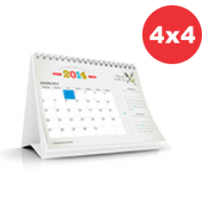 500 Calendários de mesa 13 folhas - 15x10cm - Base triplex 300g e miolo couché 150g - Vinco (base), corte reto e encadernação wire-o 500 Calendários de mesa 13 folhas - 15x10cm - Base triplex 300g e miolo couché 150g - Vinco (base), corte reto e encadernação wire-o