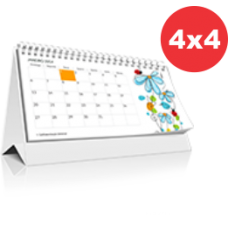500 Calendários de mesa 13 folhas - 20x10cm - Base triplex 300g e miolo couché 150g - Vinco (base), corte reto e encadernação wire-o 500 Calendários de mesa 13 folhas - 20x10cm - Base triplex 300g e miolo couché 150g - Vinco (base), corte reto e encadernação wire-o