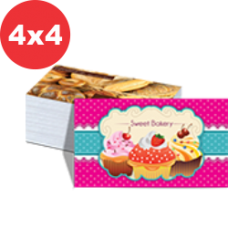 500 Cartões de visita - 9x5cm - 4x4 cores - Couché 300g - Cantos retos e laminação verniz brilho total frente e verso