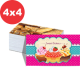 500 Cartões de visita - 9x5cm - 4x4 cores - Couché 300g - Cantos retos e laminação verniz brilho total frente e verso