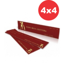 100 Marcadores de página - 5x22,5cm - 4x4 cores - Couché 300g - Cantos retos 100 Marcadores de página - 5x22,5cm - 4x4 cores - Couché 300g - Cantos retos