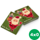 200 tags - 4,5x5cm - 4x0 cores - Couché 300g - Cantos retos e furo
